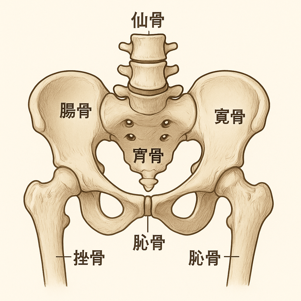 骨盤の骨