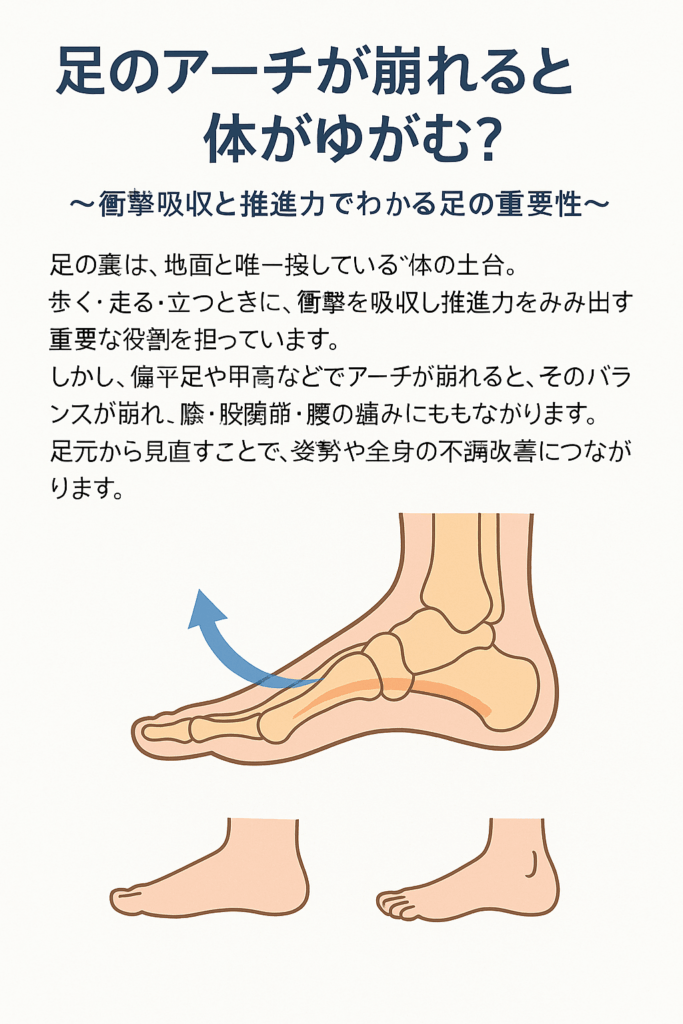 足首のバランスが大切