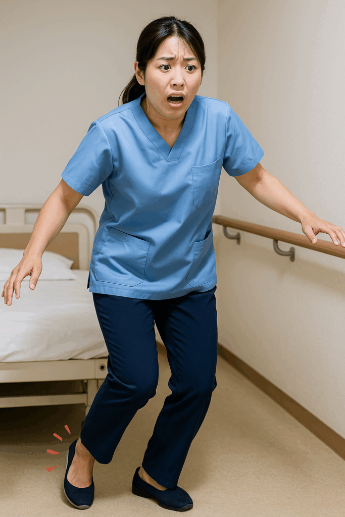 足首の捻った瞬間